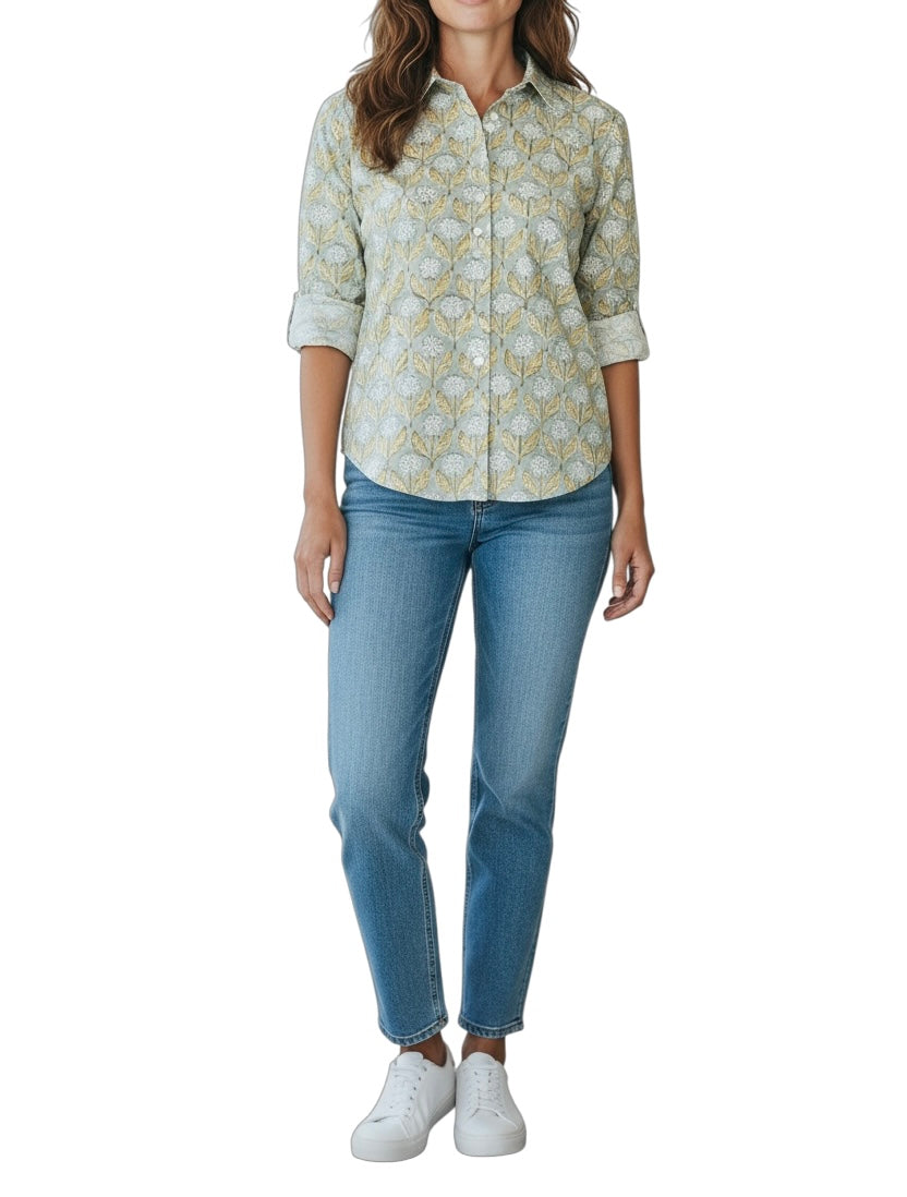 Camicia Stampata Narciso