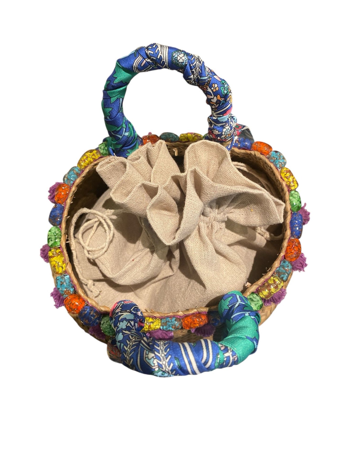 Borsa Paglia Cestino