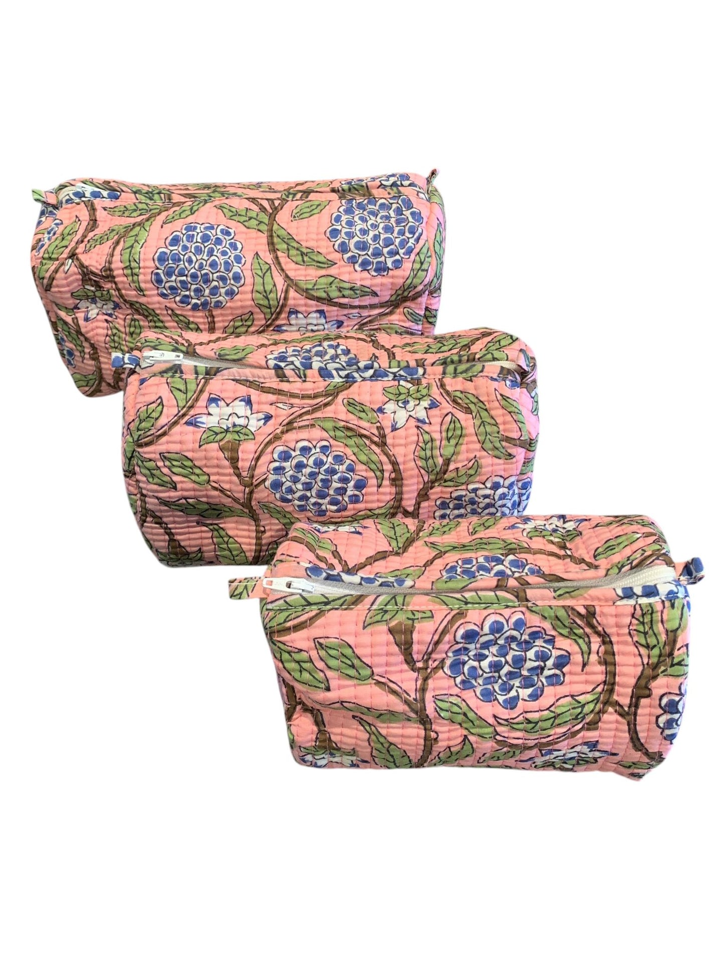 Amelie Cotton Printed Makeup Bag