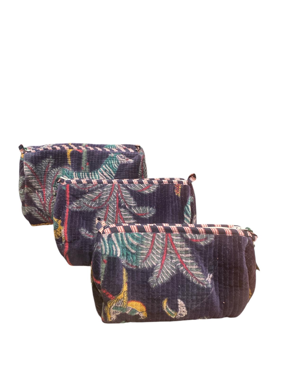 Trousse Amelie Velluto Stampato