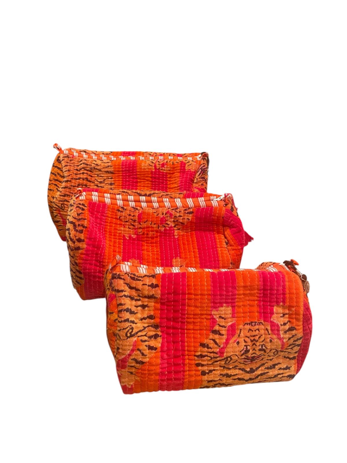 Trousse Amelie Velluto Stampato