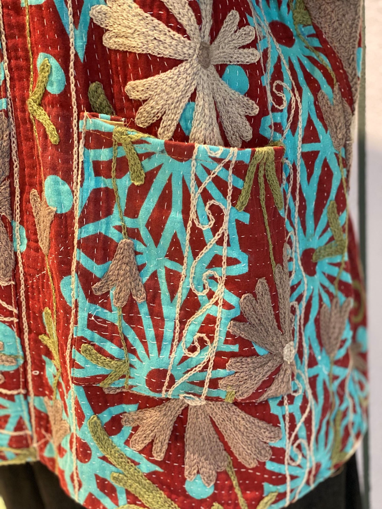 Gilet Ricamato Varanasi