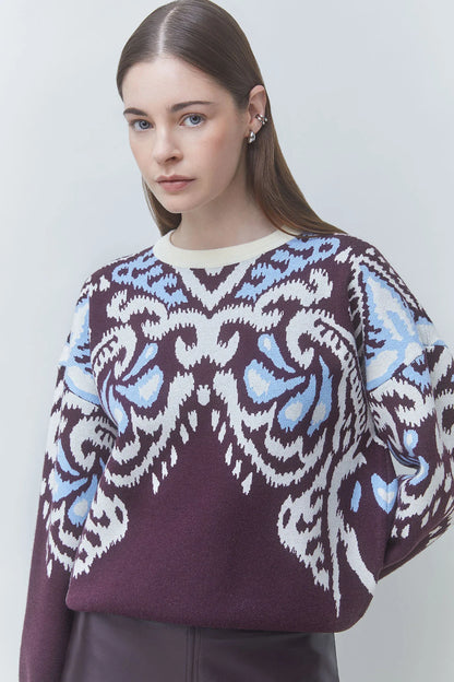 SUNCOO Paris Maglia Girocollo Pavaro