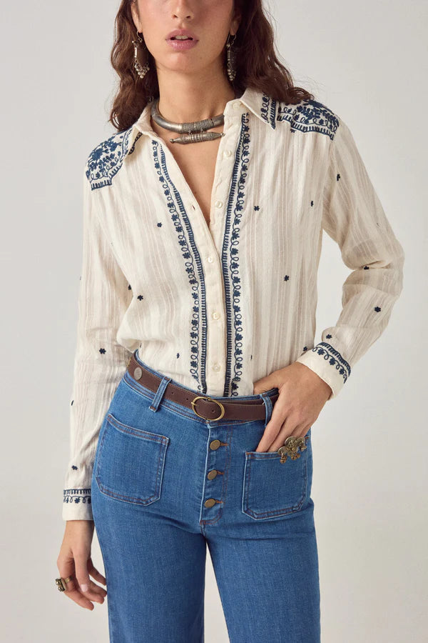Camicia Salinger Blouse Maison Hotel