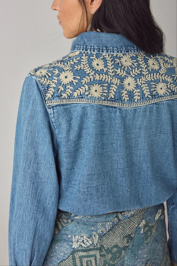 Maison Hotel - Camicia Denim Thelma Arizona Haze