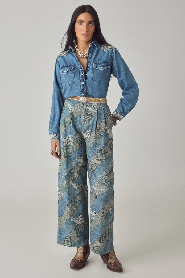 Maison Hotel - Camicia Denim Thelma Arizona Haze