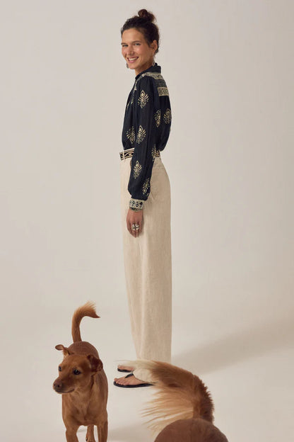 Pantalone Marina Pant Maison Hotel