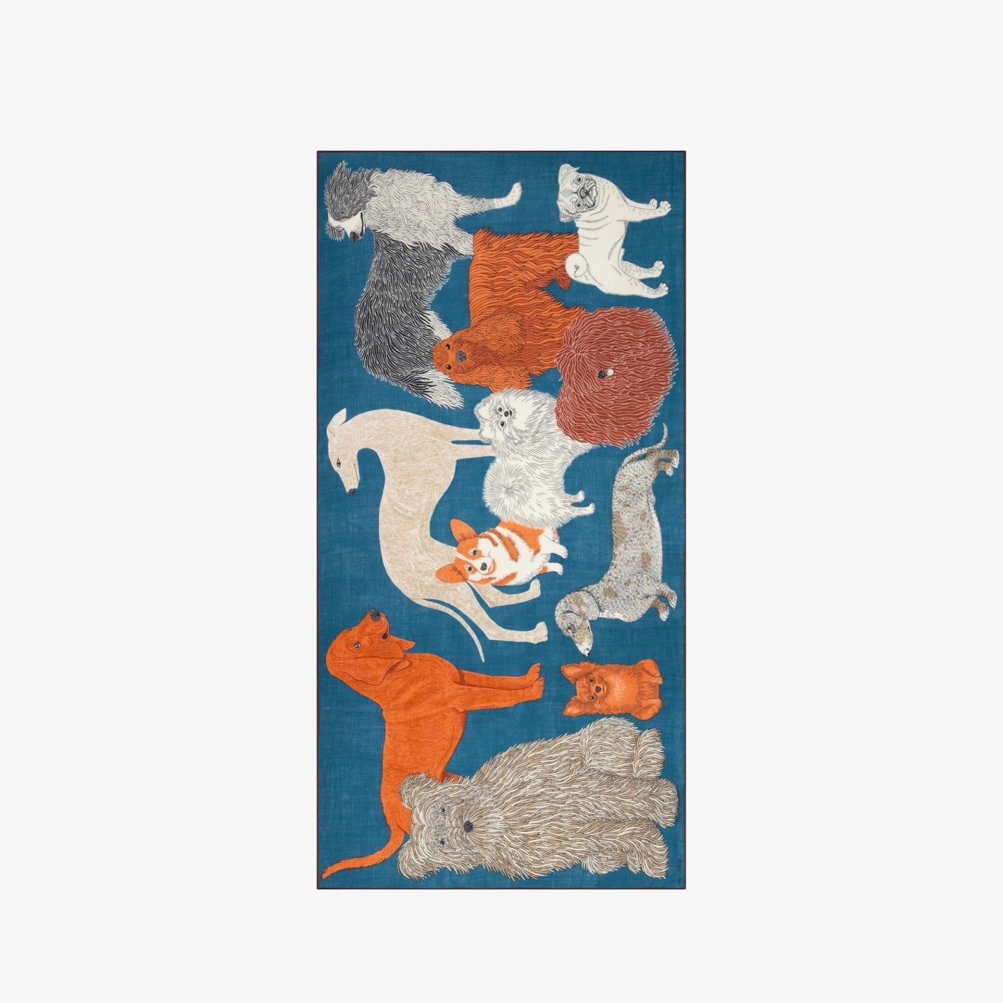 Sciarpa Toutou 100 Inoui Edition Paris