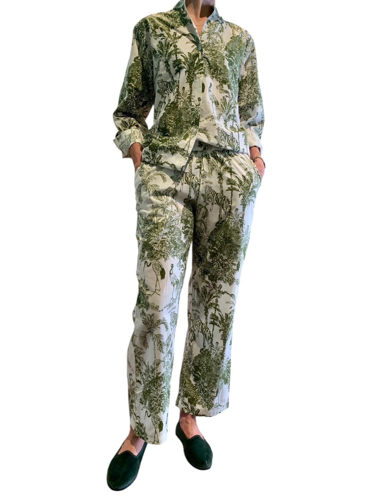 Set Camicia Pantalone Toile De Jouy