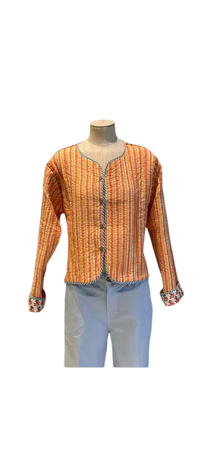 Veste carrée réversible