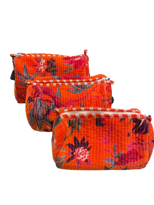 Trousse Amelie Velluto Stampato