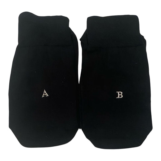 Chaussettes femme à initiales brodées