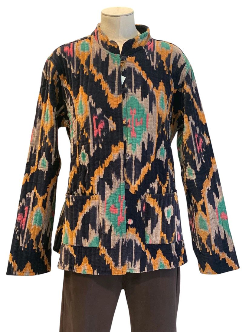 Lyon Printed Velvet Jacket