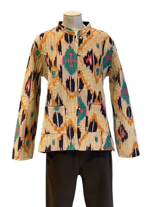 Lyon Printed Velvet Jacket