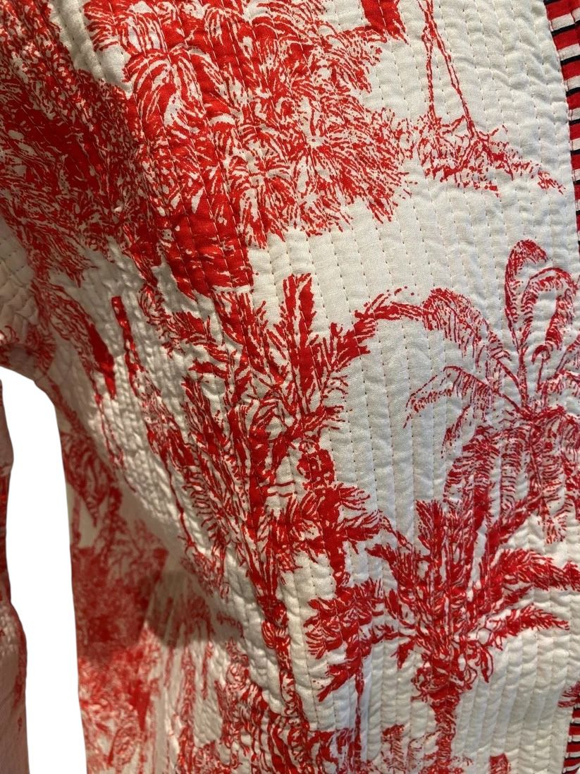 Veste Réversible Toile De Jouy