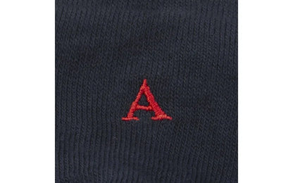 Calze Iniziali Ricamate Rosso